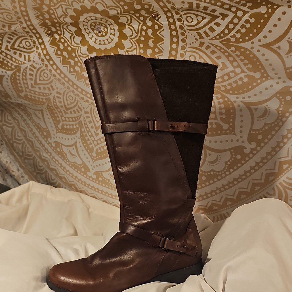 Teva Dark Brown Over the Knee Boots